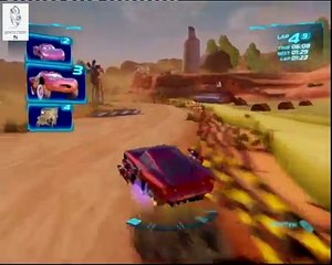 Cars 2 Game - Radiator Lightning Mcqueen - Canyon Run - Disney Car