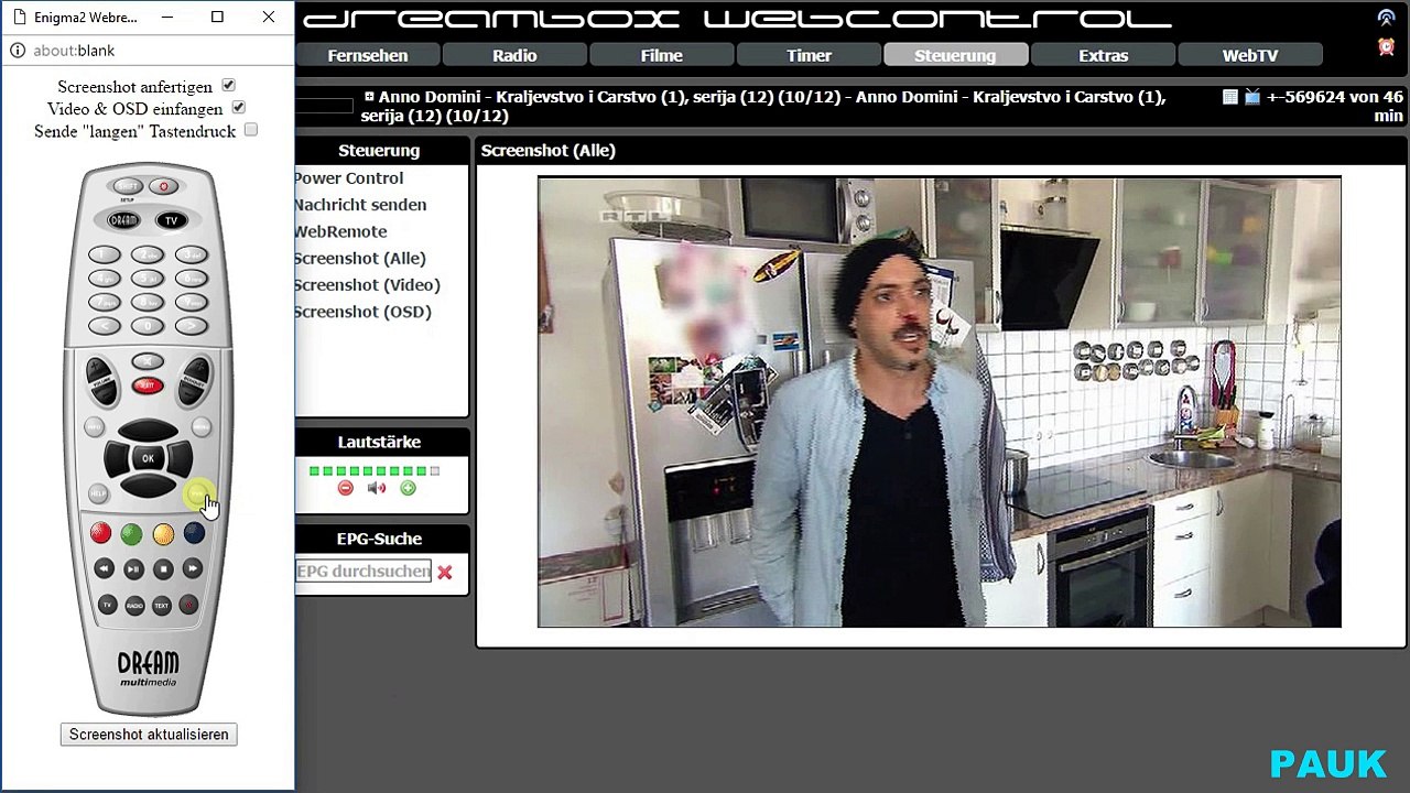 Aufgenommene Sendung wiedergeben