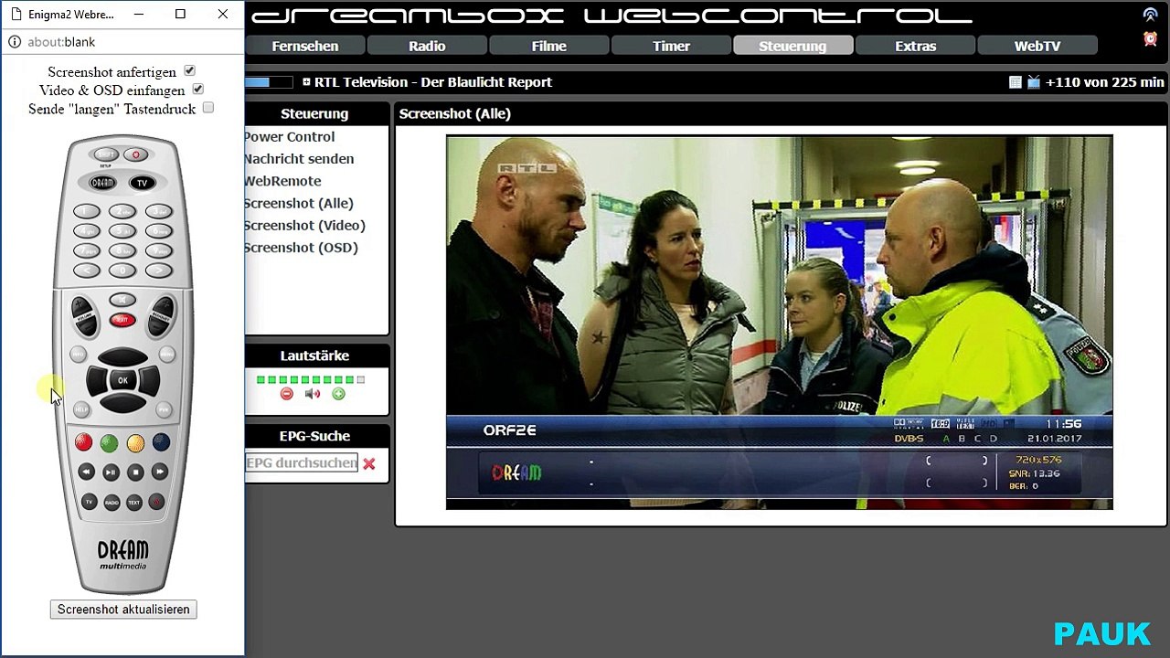 Sender umschalten über Favoritenliste