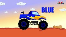Learn Colors with Monster Trucks for Children | Kids Animated Toys to Learn Colors