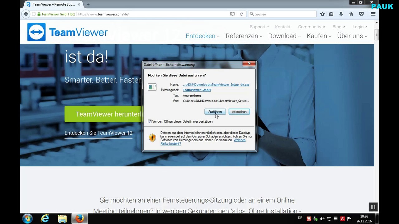 Teamviewer Installations Video