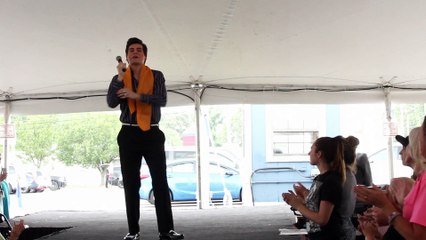 Taylor Rodriguez sings  'What'd I Say' Elvis Week 2016