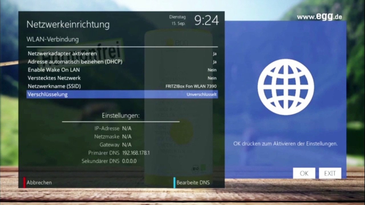 WLAN Konfiguration Video