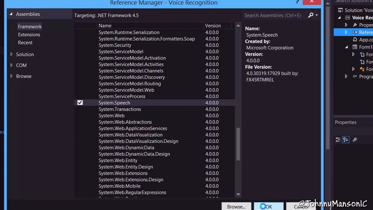 C# Development Tutorial _ Voice Recognition