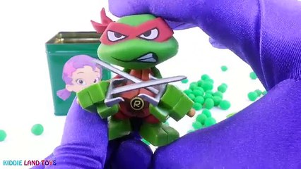 Скачать видео: Learn Colors Teen Titans Go Finding Dory Bubble Guppies Play-Doh Dippin Dots DIY Cubeez Toy Surprise