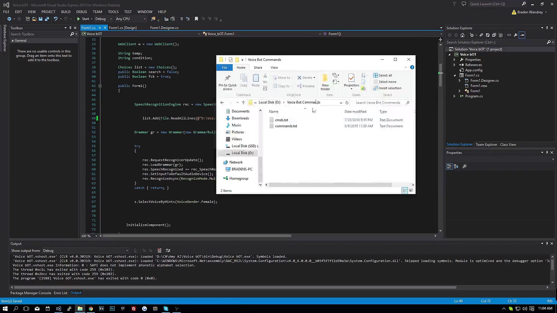 ⁣C# Visual Studio [Making an AI]_ GOOGLE SEARCH! Episode 19