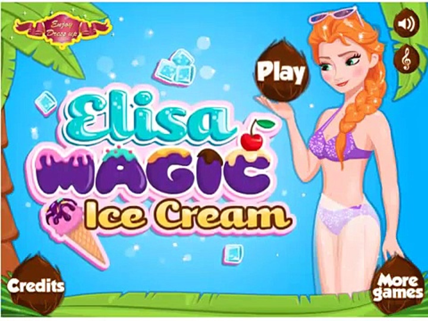 Elisa magic ice cream game , fun game for kids , nice game for childrens , super game for kids ,