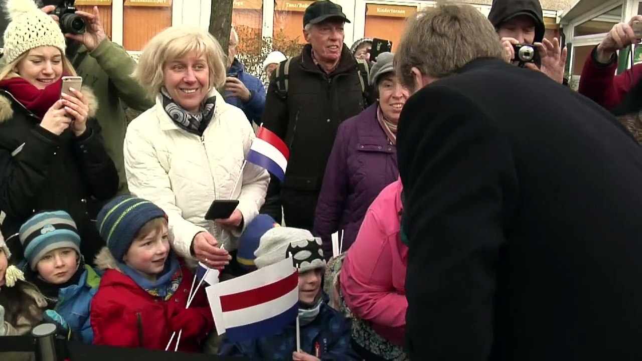 Niederländische Royals in der Platte
