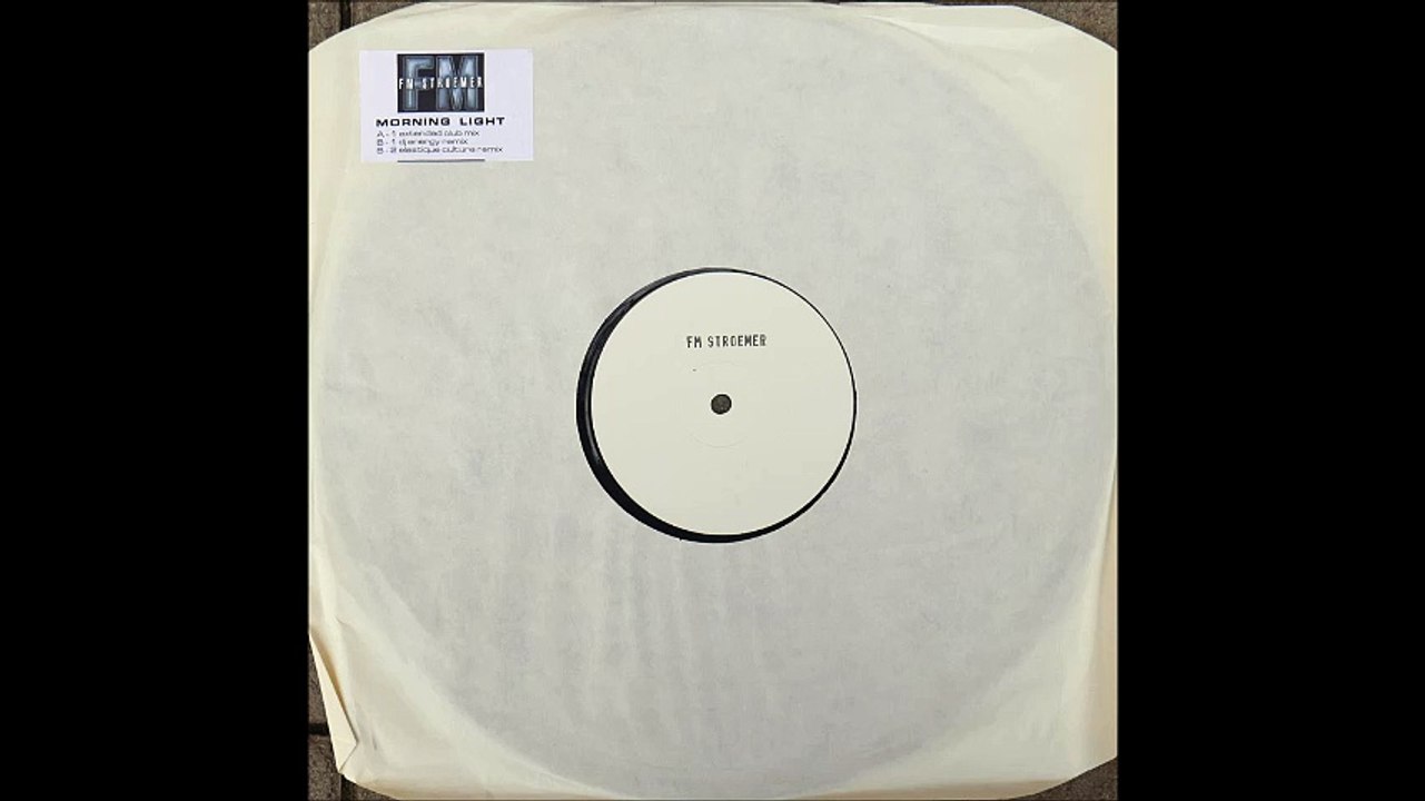 Testpressing: FM STROEMER ‎– Morning Light (Green| 2') Elastique Culture Flight Over Hamburg Remix