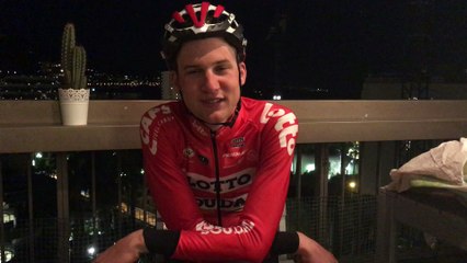 Tim Wellens adresse un message aux jeunes coureurs du Team Cycliste Hesbaye