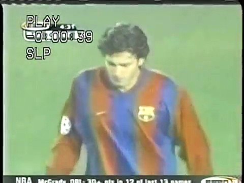 18.02.2003 - 2002-2003 UEFA Champions League 2nd Group Round Group A Matchday 3 Barcelona 3-0 Inter Milan