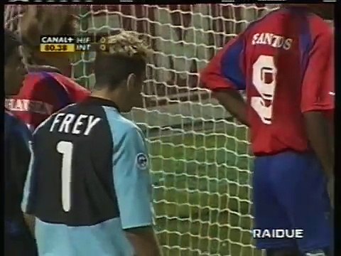 09.08.2000 - 2000-2001 UEFA Champions League 3rd Qualifying Round 1st Leg Helsingborgs IF 1-0 Inter Milan