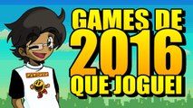 JOGOS QUE MAIS JOGUEI EM 2016 | JOTA