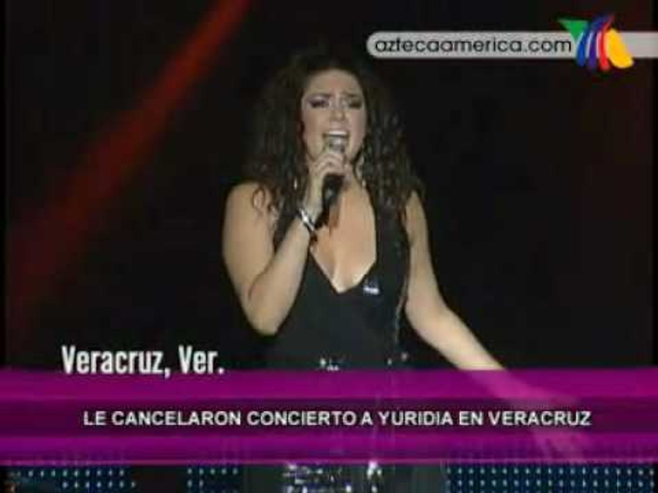 Yuridia es cancelada