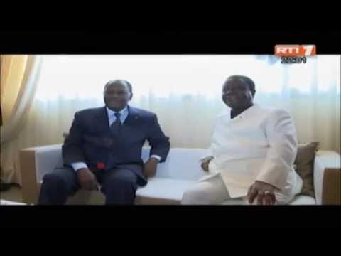 Le President Alassane Ouattara a eu une séance de travail avec le President Henri Konan bedie