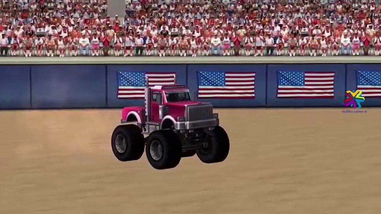 Monster Trucks Cartoons for Children | Racing Cars Toys | Monster Truck Crushing Cars Videos Cartoon