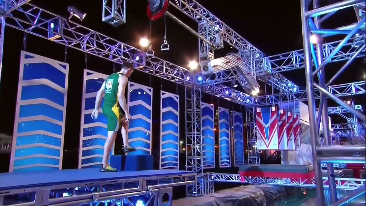 American Ninja Warrior - United States vs. the World 2015 II Stage 3 Alexander Mars