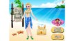 NEW Игры для детей—Disney Принцесса Эльза на пляже—Мультик Онлайн видео игры для девочек