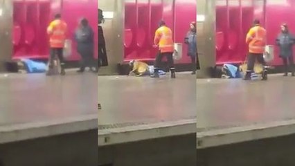 La RATP réveille un SDF dans une station de RER avec un chien