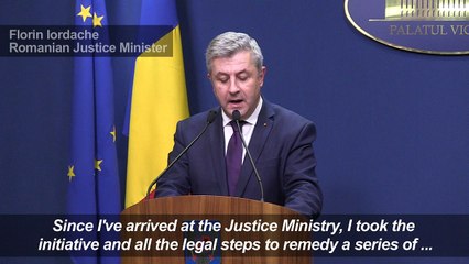 Romania justice minister quits after anti-graft protests