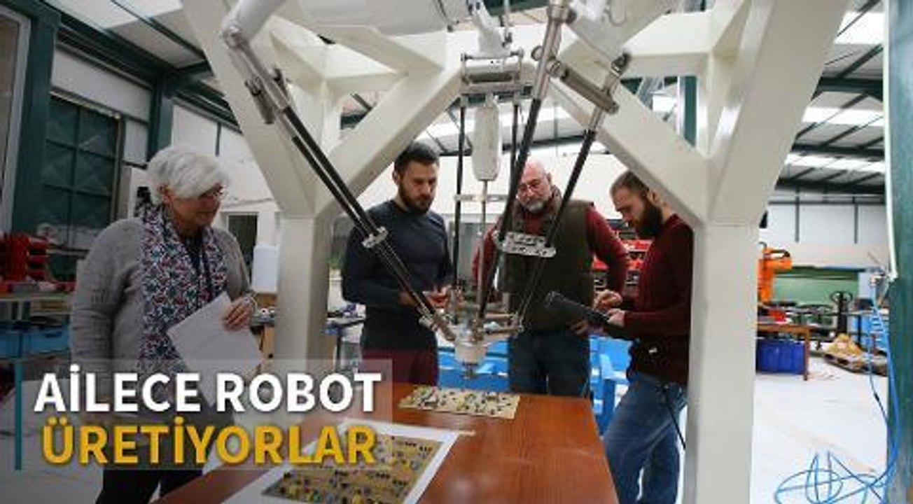 Ailece robot üretiyorlar