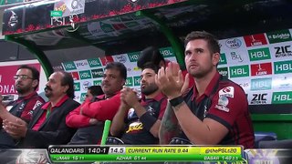 Match 18  Lahore Qalandars vs Quetta Gladiators - Umar Akmal's Batting