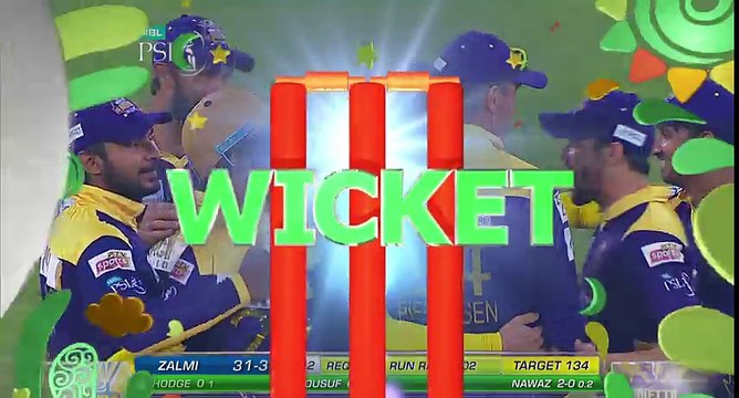 Match 21 Peshawar Zalmi vs Quetta Gladiators - Peshawar Wickets