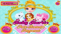 Disney Princess Cinderella Aurora and Belle - Baby Barbie Pets Beauty Pageant