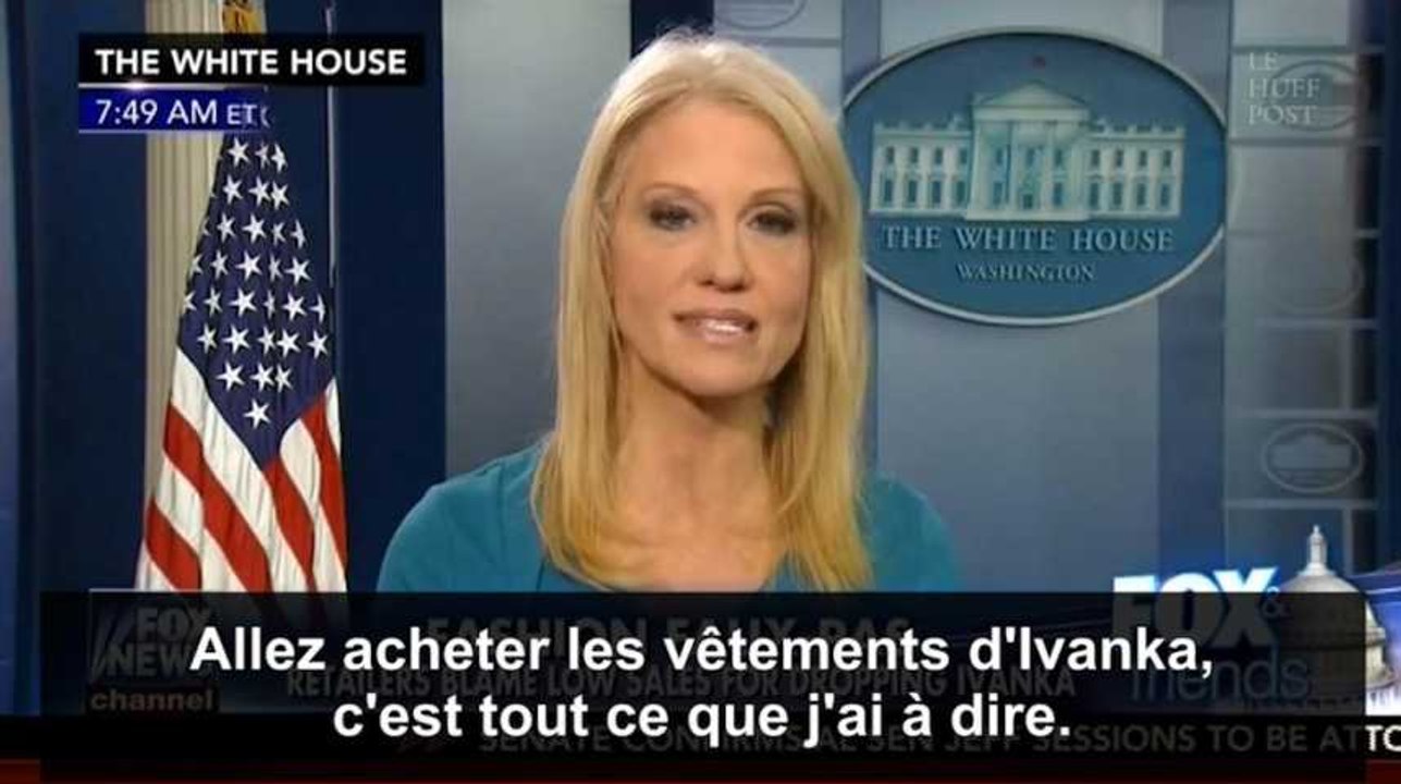 Une proche conseillère de Trump incite à acheter les produits d'Ivanka