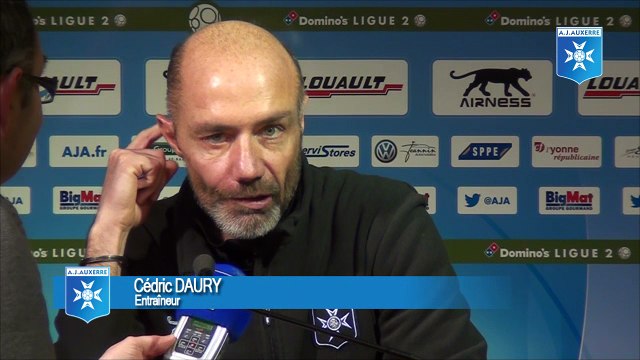 Cédric Daury avant AJ Auxerre - Stade Brestois