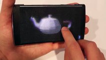 HoloFlex  Holographic, flexible smartphone projects princess Leia into the palm of your hand