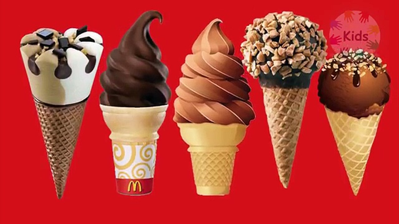 Chocolate Ice Cream Cartoon | KIDS FINGER FAMILY SONGS | Finger Family Song