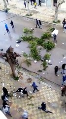اندلاع احداث عنف في شوارع بنزرت (فيديو)