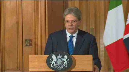 Gentiloni subraya interés de UE en lograr "mejor acuerdo posible" con Londres