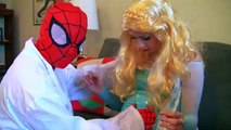 Pregnant Frozen Elsa With Spiderman Deadpool and The Hulk - Funny Superheroes