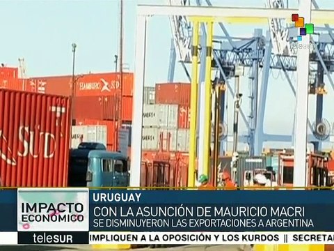 Caen exportaciones de Uruguay a Argentina; pasaron del 20% a 5%