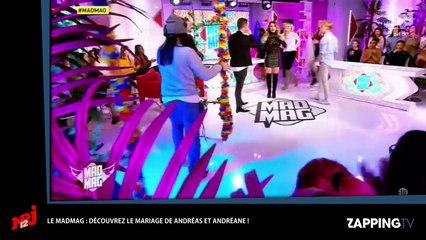 Mad Mag : Andréas Kastrinos et Andréane se marient en direct, l’étonnante vidéo