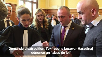 Le Kosovar Haradinaj dénonce un "abus de loi"