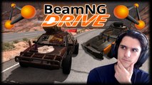 Jogando BeamNG Drive - Carros Mad Max com CANHÕES!