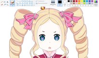 How I Draw using Mouse on Paint - Beatrice