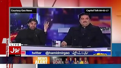 Download Video: Amir Liaquat Grilling On Hamid Mir For Not Condemning The Pages Of Bloggers