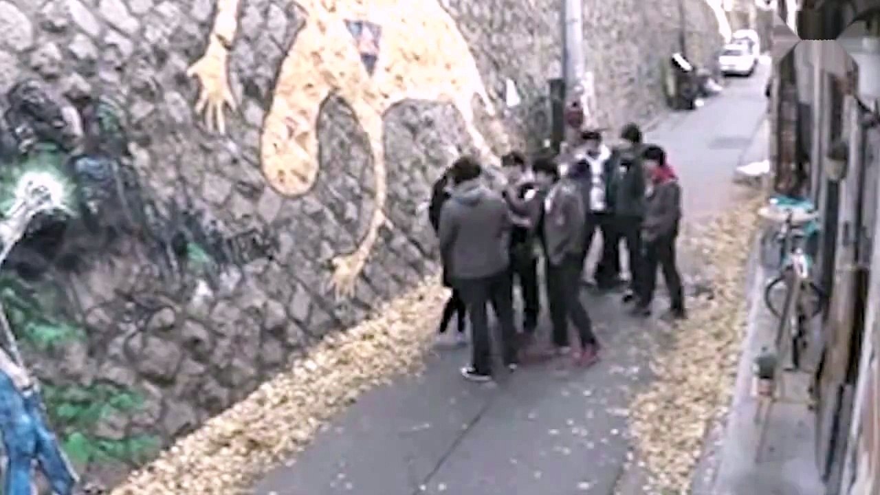 Studenta a fost așteptată la colțul străzii de 10 huligani. Din păcate pentru ei, practica luptele încă de mică!