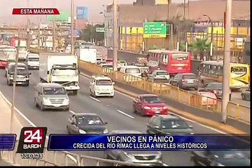 Cercado de Lima: se registra incremento en caudal del Río Rímac