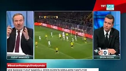 MHK Başkanı Yusuf Namoğlu, Canlı Yayında Cüneyt Çakır Gafı Yaptı