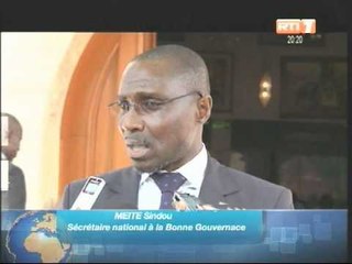 Bonne gouvernance Ouverture du semainaire d'actualisation du plan de lutte contre la corruption