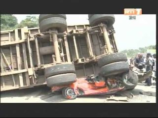 Grave accident sur l'autoroute du Nord à Yopougon (Âmes sensibles s'abstenir)