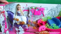 Fairy Tale Princess Video Play Unboxing Carriage A Fashion Fairytale Toy Set for Little Girls