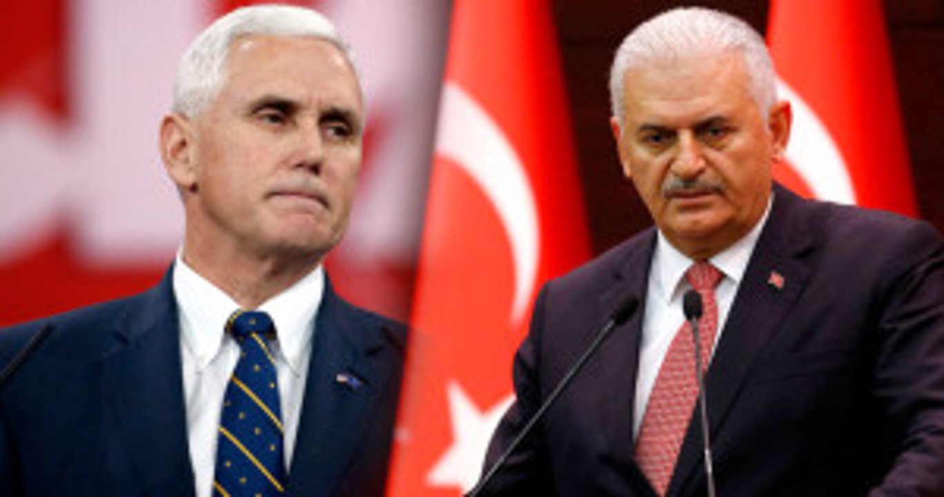 Başbakan Yıldırım ve ABD Başkan Yardımcısı Arasında El Bab Görüşmesi
