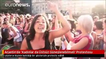 Arjantin'de 'Kadınlar da Üstsüz Güneşlenebilmeli' Protestosu