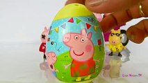Peppa Pig Surprise Eggs - Play Doh Egg Surprises - Peppa Pig Toys